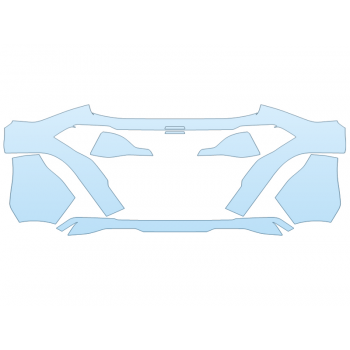 2026 KIA SPORTAGE SX REAR BUMPER PPF kit 2026 KIA SPORTAGE SX REAR BUMPER paint protection film kit