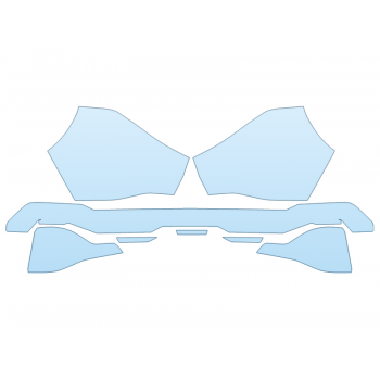 2026 KIA SPORTAGE X-LINE REAR BUMPER paint protection film kit