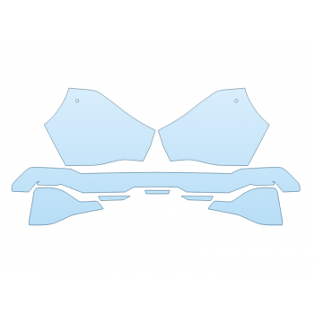 2026 KIA SPORTAGE X-LINE REAR BUMPER W SENSORS paint protection film kit