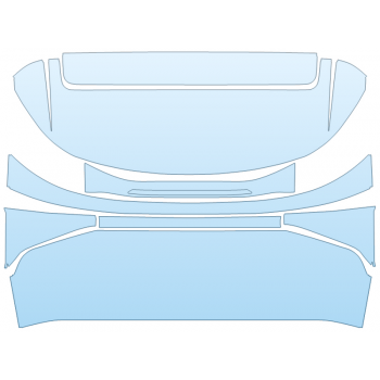2026 KIA SPORTAGE X-LINE FULL REAR HATCH NO EMBLEMS paint protection film kit