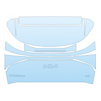 2026 KIA SPORTAGE X-LINE FULL REAR HATCH W/EMBLEMS paint protection film kit
