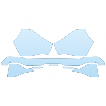 2026 KIA SPORTAGE X-LINE LIMITED REAR BUMPER PPF kit 2026 KIA SPORTAGE X-LINE LIMITED REAR BUMPER paint protection film kit