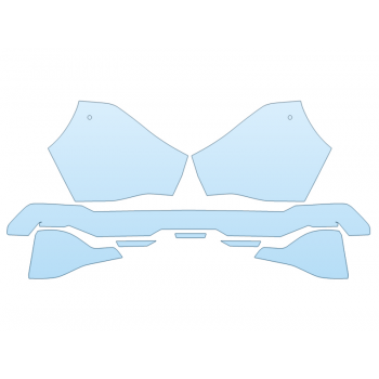 2026 KIA SPORTAGE X-LINE LIMITED REAR BUMPER W SENSORS PPF kit 2026 KIA SPORTAGE X-LINE LIMITED REAR BUMPER W SENSORS paint protection film kit