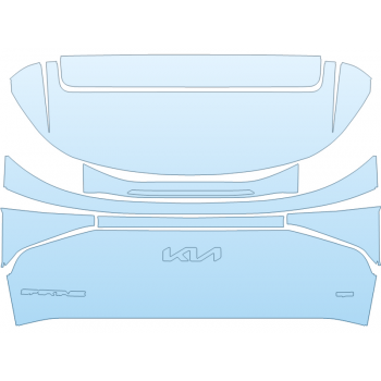 2026 KIA SPORTAGE X-LINE LIMITED FULL REAR HATCH W/EMBLEMS paint protection film kit