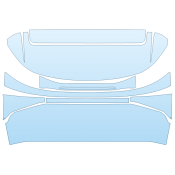 2026 KIA SPORTAGE X-PRO PRESTIGE FULL REAR HATCH NO EMBLEMS paint protection film kit