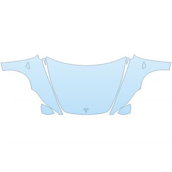2024 TESLA MODEL 3 BASE HOOD FENDERS MIRRORS FULL (WRAPPED EDGES) paint protection film kit