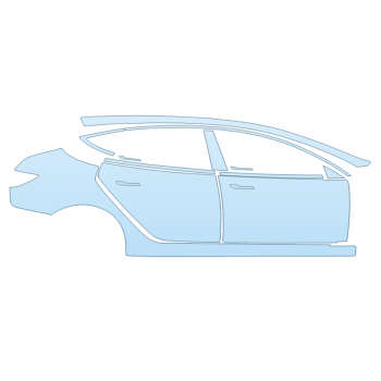 2024 TESLA MODEL 3 BASE PASSENGER SIDE PPF kit 2024 TESLA MODEL 3 BASE PASSENGER SIDE paint protection film kit