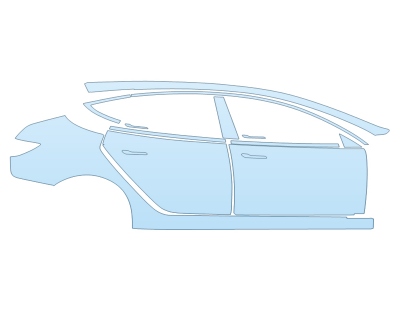 2025 TESLA MODEL 3 BASE PASSENGER SIDE paint protection film kit