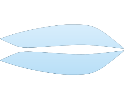 2025 TESLA MODEL 3 BASE HEADLIGHTS paint protection film kit