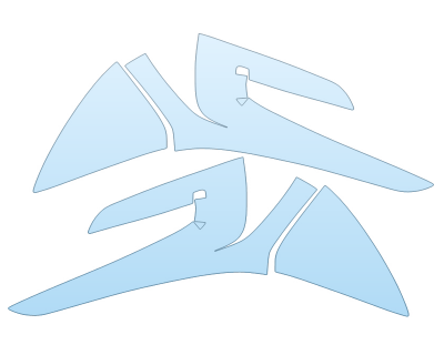 2025 TESLA MODEL 3 BASE TAIL LIGHTS paint protection film kit