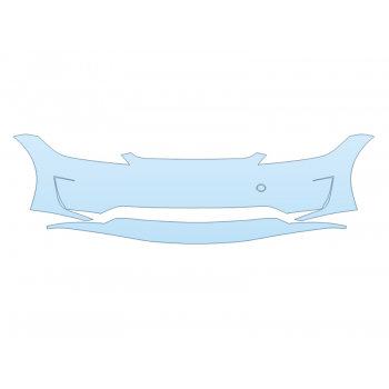 2024 TESLA MODEL 3 PERFORMANCE BUMPER PPF kit 2024 TESLA MODEL 3 PERFORMANCE BUMPER paint protection film kit