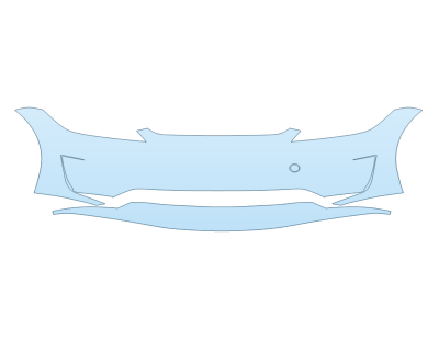 2025 TESLA MODEL 3 PERFORMANCE BUMPER paint protection film kit