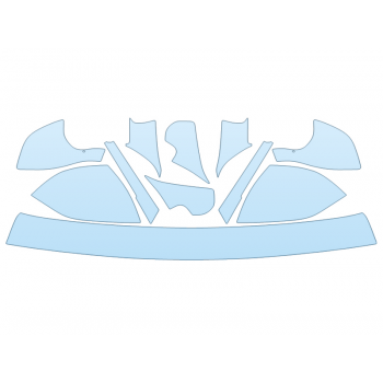 2025 TESLA MODEL 3 PERFORMANCE MIRRORS DOOR CUPS LUGGAGE paint protection film kit