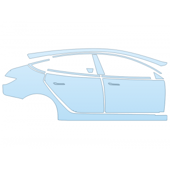 2025 TESLA MODEL 3 PERFORMANCE PASSENGER SIDE paint protection film kit