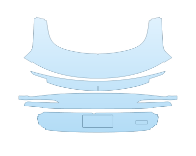 2025 TESLA MODEL 3 PERFORMANCE TRUNK paint protection film kit