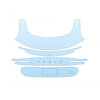 2025 TESLA MODEL 3 PERFORMANCE TRUNK W/ EMBLEMS PPF kit 2025 TESLA MODEL 3 PERFORMANCE TRUNK W/ EMBLEMS paint protection film kit