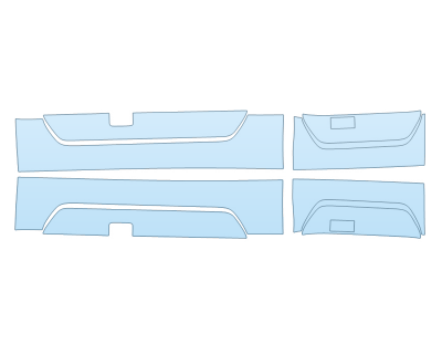 2025 TESLA MODEL 3 PERFORMANCE DOOR SILLS paint protection film kit