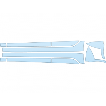 2025 TESLA MODEL 3 PERFORMANCE ROCKERS PPF kit 2025 TESLA MODEL 3 PERFORMANCE ROCKERS paint protection film kit