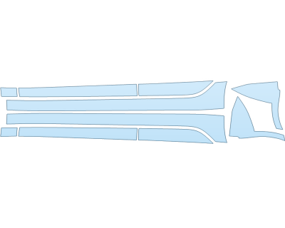 2025 TESLA MODEL 3 PERFORMANCE ROCKERS paint protection film kit