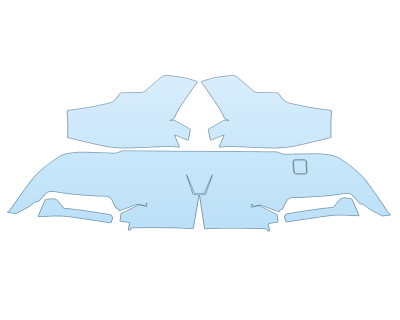 2025 CHEVROLET EQUINOX ACTIV REAR BUMPER PPF kit 2025 CHEVROLET EQUINOX ACTIV REAR BUMPER paint protection film kit