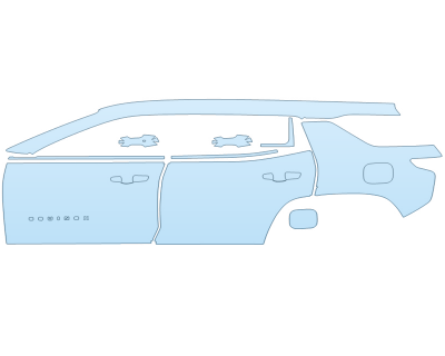 2025 CHEVROLET EQUINOX ACTIV FULL DRIVER SIDE PPF kit 2025 CHEVROLET EQUINOX ACTIV FULL DRIVER SIDE paint protection film kit