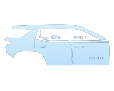 2025 CHEVROLET EQUINOX ACTIV FULL PASSENGER SIDE PPF kit 2025 CHEVROLET EQUINOX ACTIV FULL PASSENGER SIDE paint protection film kit