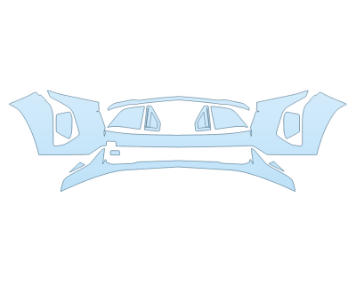 2025 CHEVROLET EQUINOX RS BUMPER paint protection film kit