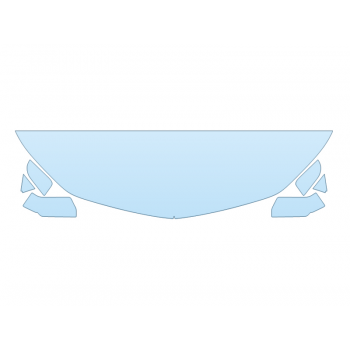 2026 CHEVROLET EQUINOX RS HOOD FENDERS MIRRORS 18 INCH STRAIGHT (WRAPPED EDGES) paint protection film kit