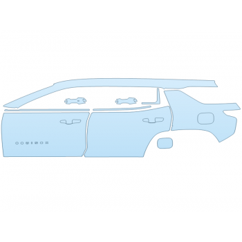 2025 CHEVROLET EQUINOX RS FULL DRIVER SIDE paint protection film kit