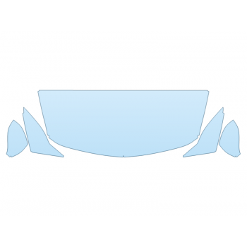 2026 CHEVROLET EQUINOX EV 2RS HOOD FENDERS MIRRORS 24 INCH STRAIGHT (WRAPPED EDGES) paint protection film kit