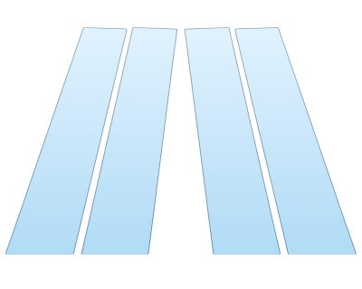 2025 CHEVROLET EQUINOX EV 2RS B PILLARS paint protection film kit