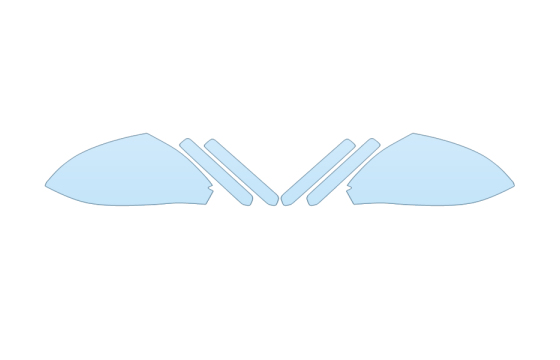 2027 CHEVROLET EQUINOX EV 3RS MIRRORS DOOR CUPS paint protection film kit