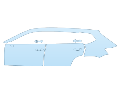 2025 volkswagen TAOS S FULL DRIVER SIDE paint protection film kit