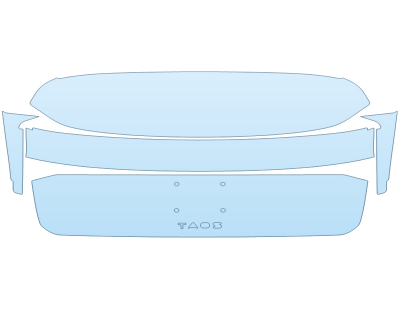 2025 volkswagen TAOS SE FULL REAR HATCH paint protection film kit