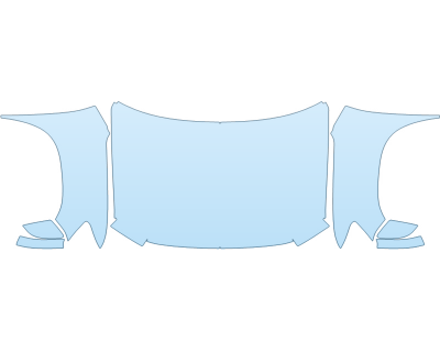 2025 volkswagen TAOS SE HOOD FENDERS MIRRORS FULL (WRAPPED EDGES) paint protection film kit