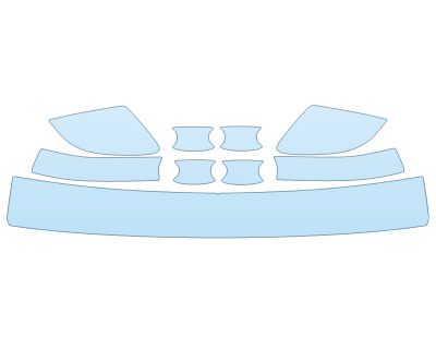 2025 volkswagen TAOS SE MIRRORS DOOR CUPS LUGGAGE AREA paint protection film kit