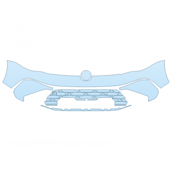 2026 volkswagen TAOS SEL BUMPER W PAINTED TRIM PPF kit 2026 volkswagen TAOS SEL BUMPER W PAINTED TRIM paint protection film kit