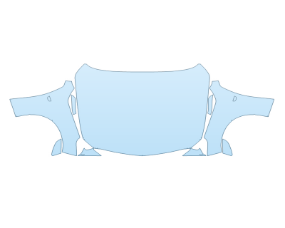 2025 CADILLAC CT5 LUXURY HOOD FENDERS MIRRORS FULL (WRAPPED EDGES) paint protection film kit