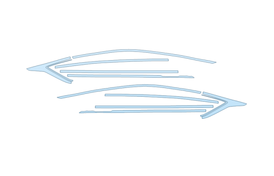 2027 CADILLAC CT5 LUXURY WINDOW TRIM paint protection film kit