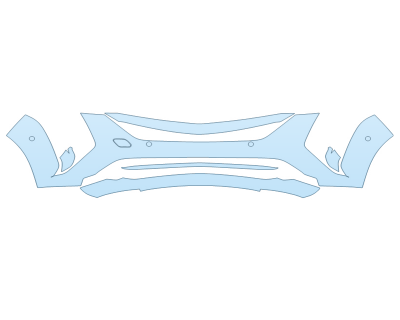 2025 CADILLAC CT5 PREMIUM LUXURY BUMPER W SENSORS PPF kit 2025 CADILLAC CT5 PREMIUM LUXURY BUMPER W SENSORS paint protection film kit