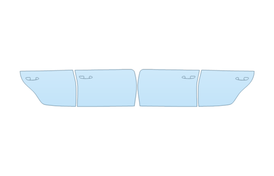 2027 CADILLAC CT5 PREMIUM LUXURY FULL DOORS paint protection film kit