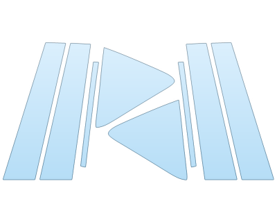 2025 CADILLAC CT5 PREMIUM LUXURY PILLARS PPF kit 2025 CADILLAC CT5 PREMIUM LUXURY PILLARS paint protection film kit