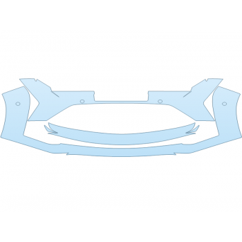 2025 CADILLAC CT5 SPORT BUMPER W SENSORS PPF kit 2025 CADILLAC CT5 SPORT BUMPER W SENSORS paint protection film kit