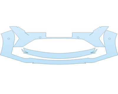 2025 CADILLAC CT5 SPORT BUMPER W SENSORS PPF kit 2025 CADILLAC CT5 SPORT BUMPER W SENSORS paint protection film kit