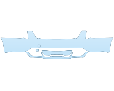 2025 CADILLAC CT5 SPORT REAR BUMPER PPF kit 2025 CADILLAC CT5 SPORT REAR BUMPER paint protection film kit