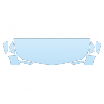 2025 CADILLAC CT5 SPORT HOOD FENDERS MIRRORS 24 INCH STRAIGHT (WRAPPED EDGES) paint protection film kit