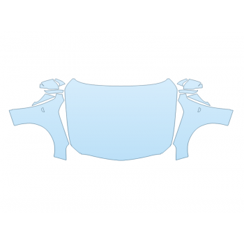 2025 CADILLAC CT5 SPORT HOOD FENDERS MIRRORS FULL (WRAPPED EDGES) W BADGING paint protection film kit