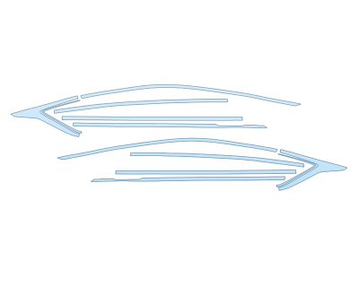 2025 CADILLAC CT5 SPORT WINDOW TRIM PPF kit 2025 CADILLAC CT5 SPORT WINDOW TRIM paint protection film kit