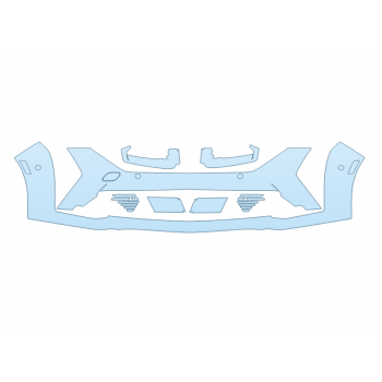 2025 CADILLAC CT5 V BUMPER W SENSORS PPF kit 2025 CADILLAC CT5 V BUMPER W SENSORS paint protection film kit