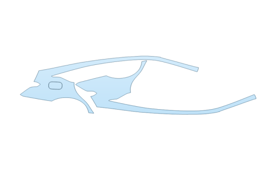 2027 CADILLAC CT5 V REAR FULL FENDERS paint protection film kit